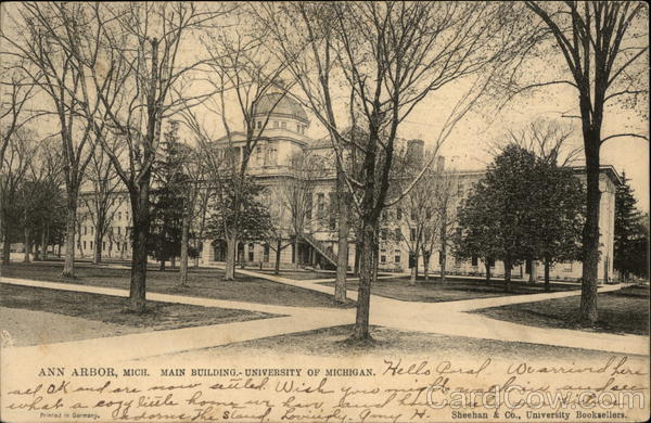 University of Michigan - Main Building Ann Arbor