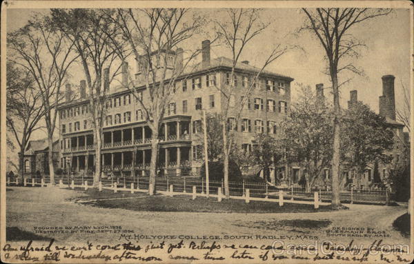 Mt. Holyoke College South Hadley Massachusetts