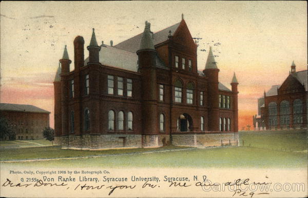 Von Ranke Library, Syracuse University New York