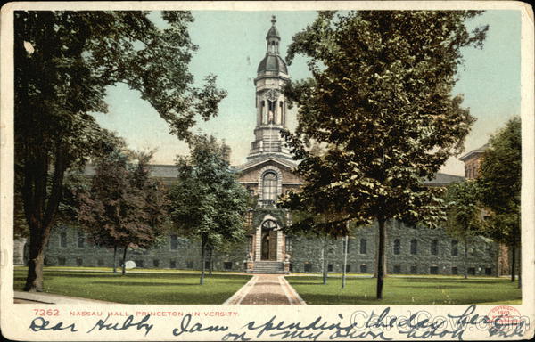 Nassau Hall at Princeton University New Jersey