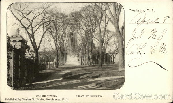 Carrie Tower, Brown University Providence Rhode Island