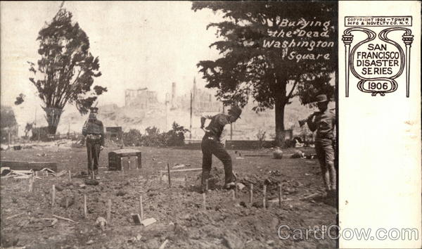 Burying The Dead, Washington Square San Francisco California