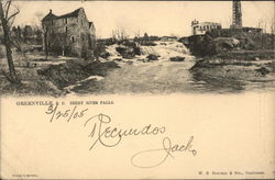 Reedy River Falls Greenville, SC Postcard Postcard Postcard