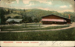Bellewood, Leehigh Valley Railroad Postcard
