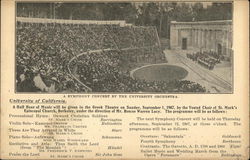 University of California Berkeley Postcard Postcard Postcard