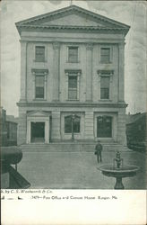 Post Office and Custom House Bangor, ME Postcard Postcard Postcard