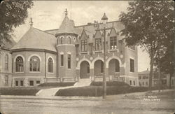 Auburn Public Library Maine Postcard Postcard Postcard