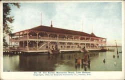 The Kursal, Manhattan Beach, Lake Manawa Postcard