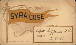 Syracuse Flag Postcard