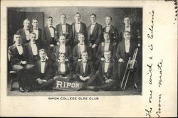 Ripon College Glee Club Wisconsin Postcard Postcard Postcard