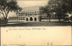 Law School, Harvard College Cambridge, MA Postcard Postcard Postcard