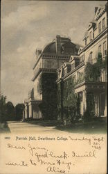 Parrish Hall, Swarthmore College Pennsylvania Postcard Postcard Postcard