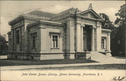 John Carter Brown Library, Brown University Postcard