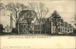 Brown University - Sayles Hall Postcard