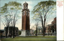 Carrie Tower, Brown University Postcard