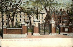 Van Wilkie Gates at Brown University Providence, RI Postcard Postcard Postcard
