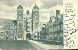 University of Pennsylvania - Entrance to Dormitory Postcard