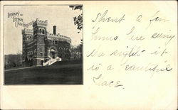 Library of Lehigh University Bethlehem, PA Postcard Postcard Postcard