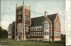 Hubbard Hall, Library of Bowdoin College Brunswick, ME Postcard Postcard Postcard