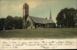 Goddard Chapel at Tufts College Postcard