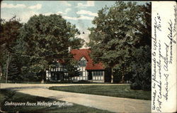 Shakespeare House, Wellesley College Postcard