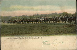 Cadets Cavalry Drill Postcard