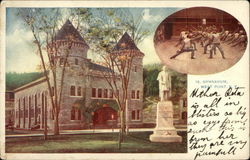 Gymnasium - Fencing Postcard