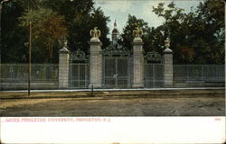 Gates at Princeton University New Jersey Postcard Postcard Postcard