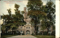 Library, Princeton University New Jersey Postcard Postcard Postcard