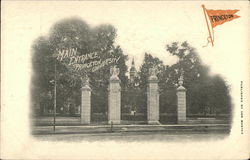 Princeton University - Main Entrance New Jersey Postcard Postcard Postcard