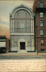 Secret Society DKE Yale University Postcard