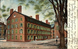 Yale University "South Middle". Built in 1750. New Haven, CT Postcard Postcard Postcard