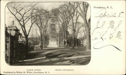 Carrie Tower, Brown University Postcard