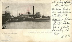 St. Albans Bay - Lake Champlain Postcard