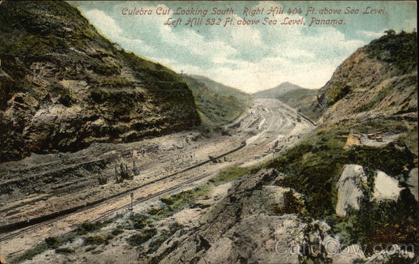 Culebra Cut, Looking South CZ Panama