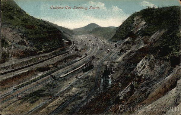 Culebra Cut, Looking South CZ Panama