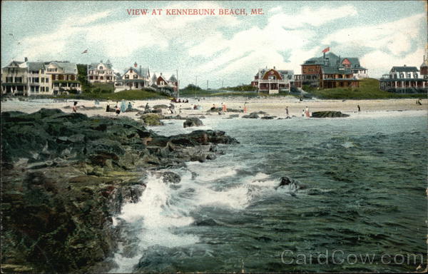 View at Kennebunk Beach Maine