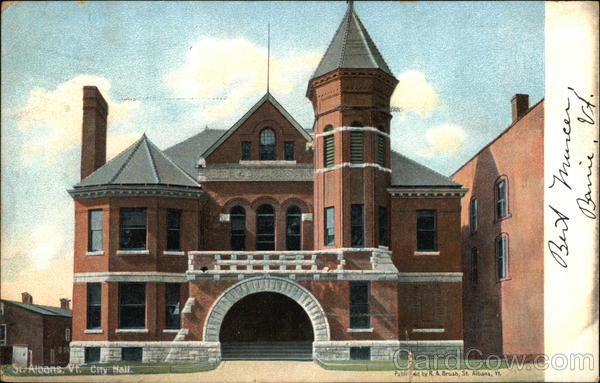 City Hall St. Albans Vermont