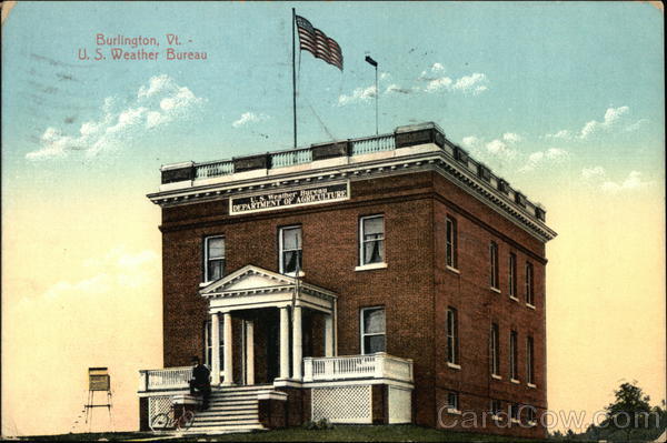 U. S. Weather Bureau Burlington Vermont