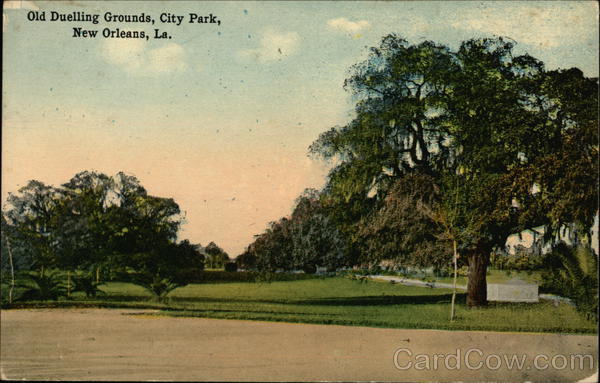 Old Dueling Grounds at City Park New Orleans Louisiana