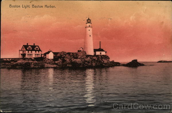 Boston Light, Boston Harbor Massachusetts