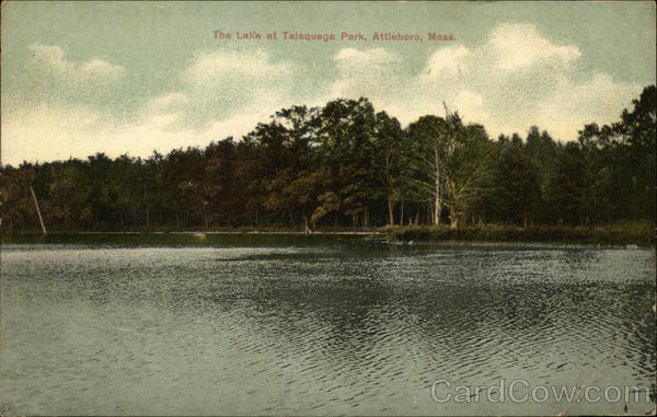 The Lake at Talaquega Park Attleboro Massachusetts