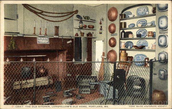 Longfellow's Old Home - The Old Kitchen Portland Maine
