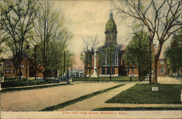 Town Hall - High School Middleboro Massachusetts