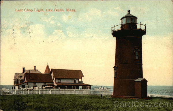 Scenic View of East Chop Light Oak Bluffs Massachusetts