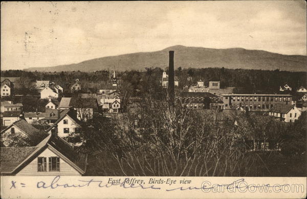 Bird's Eye View East Jaffrey New Hampshire