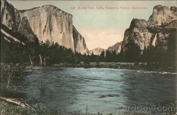 Bridal Veil Falls, Yosemite Valley California