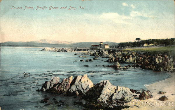 Lovers Point, Pacific Grove and Bay California
