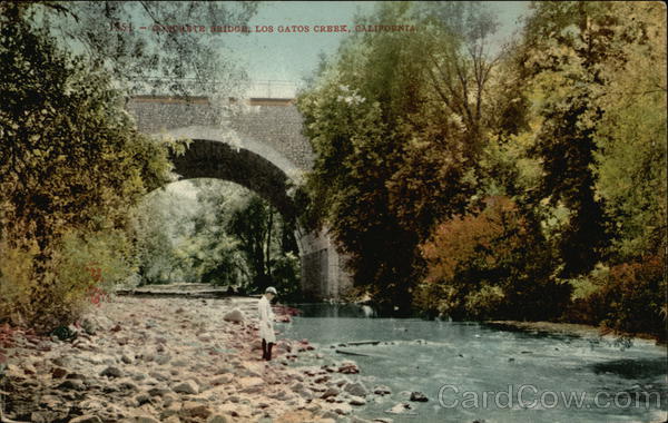 Concrete Bridge, Los Gatos Creek California