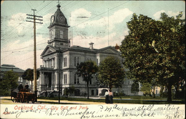 City Hall and Park Oakland California